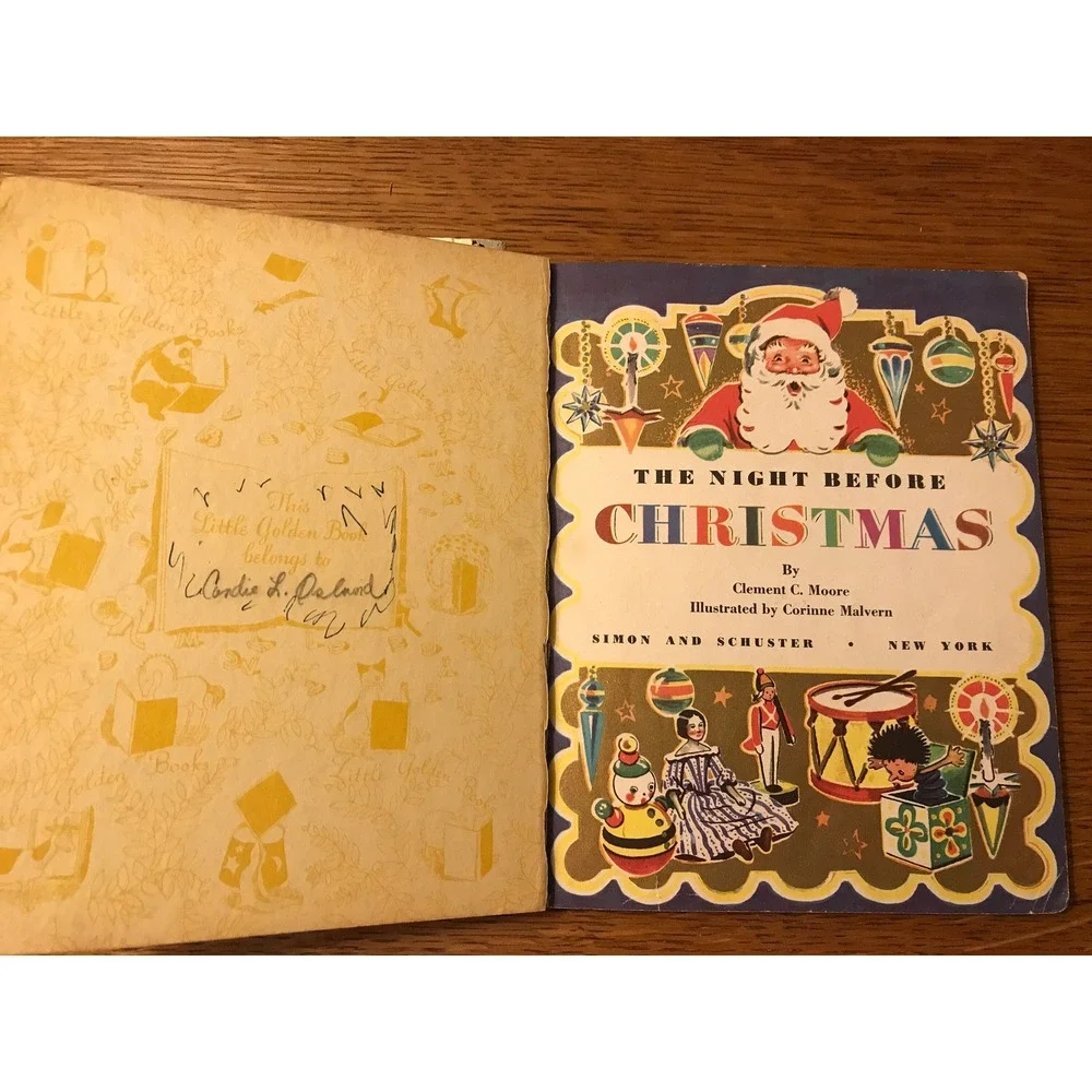 Vintage Golden Books, Children's Books, Christmas Golden Books, 1949, 1980, 1983